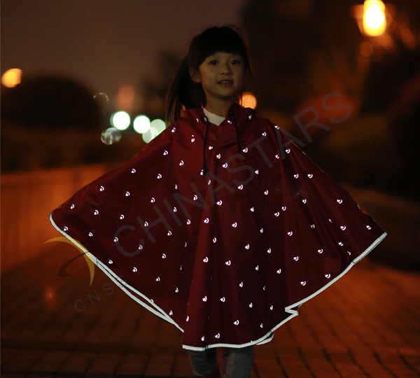 Uniforms with reflective tape at night for traffic safety